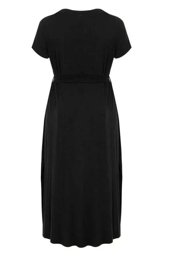 Mat Fashion Abito con cintura in vita taglie comode Best