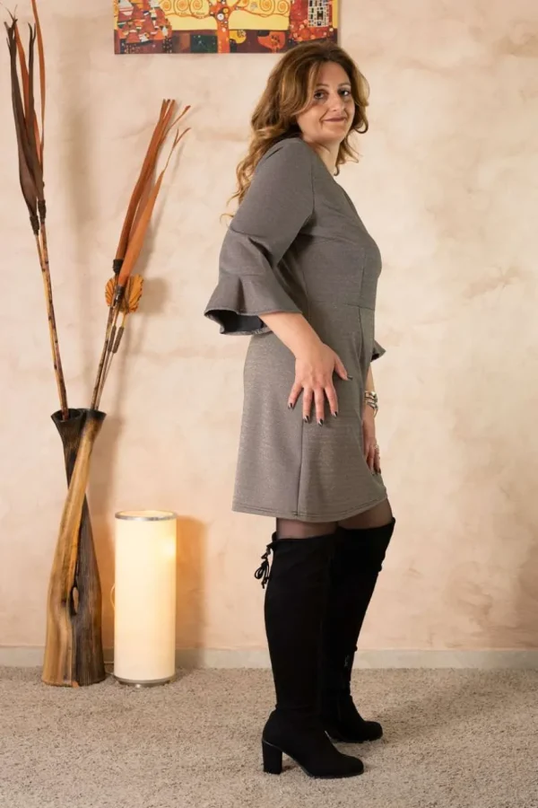 Talissa Mode Abito da cocktail in lurex taglie comode Online