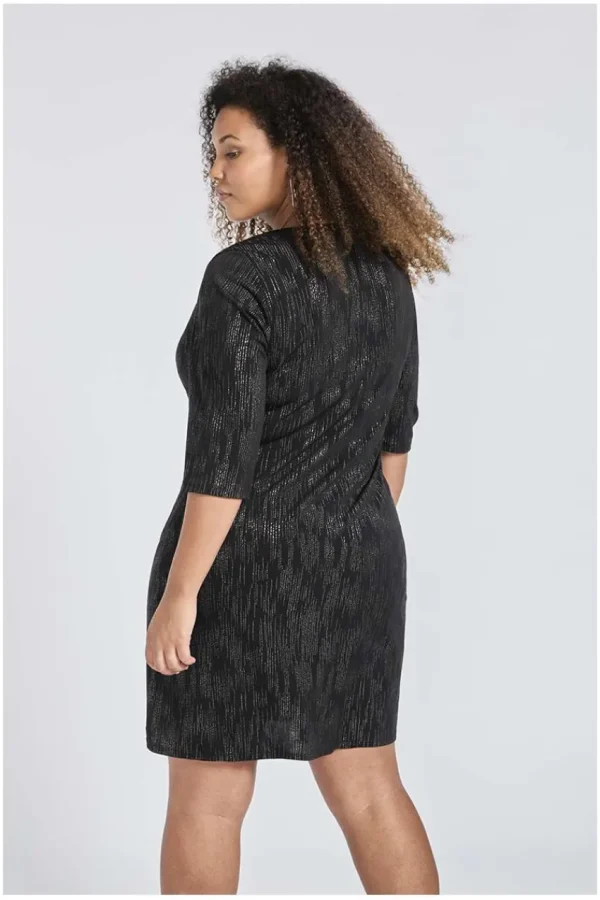 SPG Woman Abito drappeggiato effetto metallo Hot