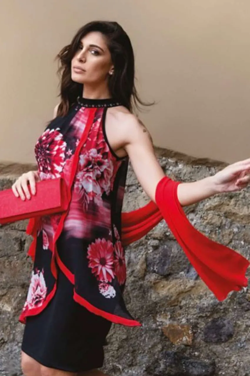 abito_elegante_con_stola__0.webp Donna Curvy Abito elegante con stola taglie comode Discount
