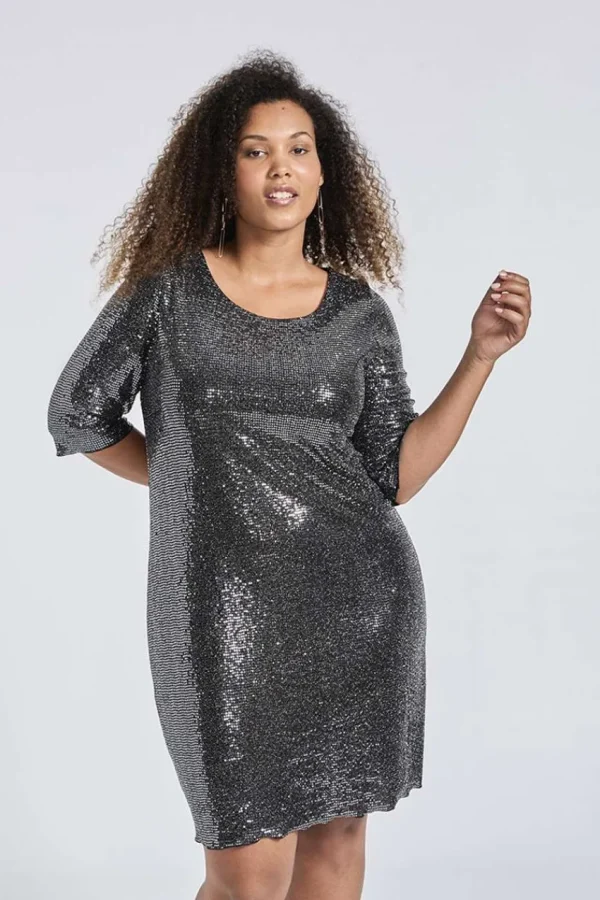 SPG Woman Abito glitterato taglie comode Sale