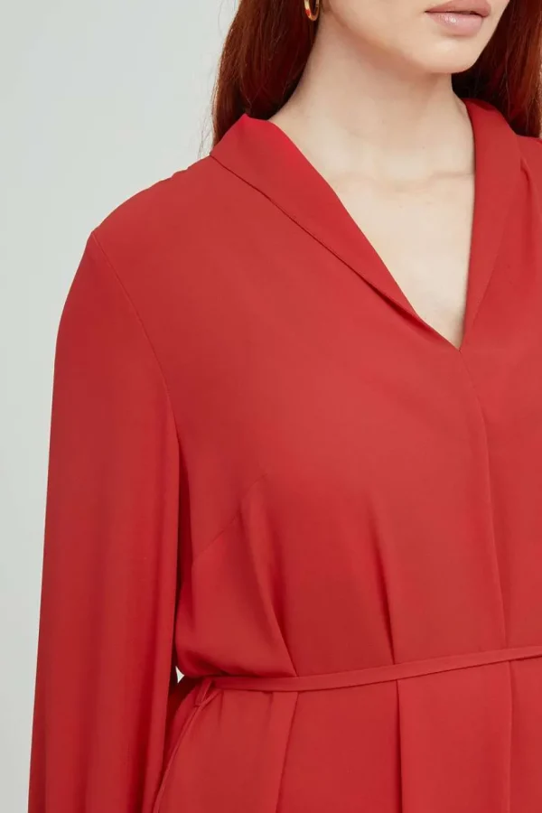Mat Fashion Abito in chiffon taglie comode Fashion