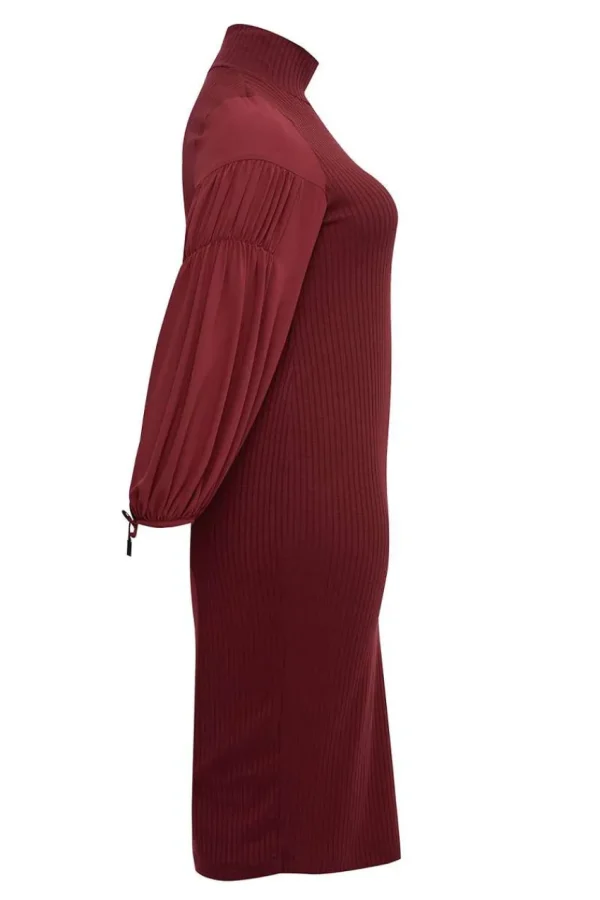 Mat Fashion Abito in maglia a collo alto Taglie Comode Sale