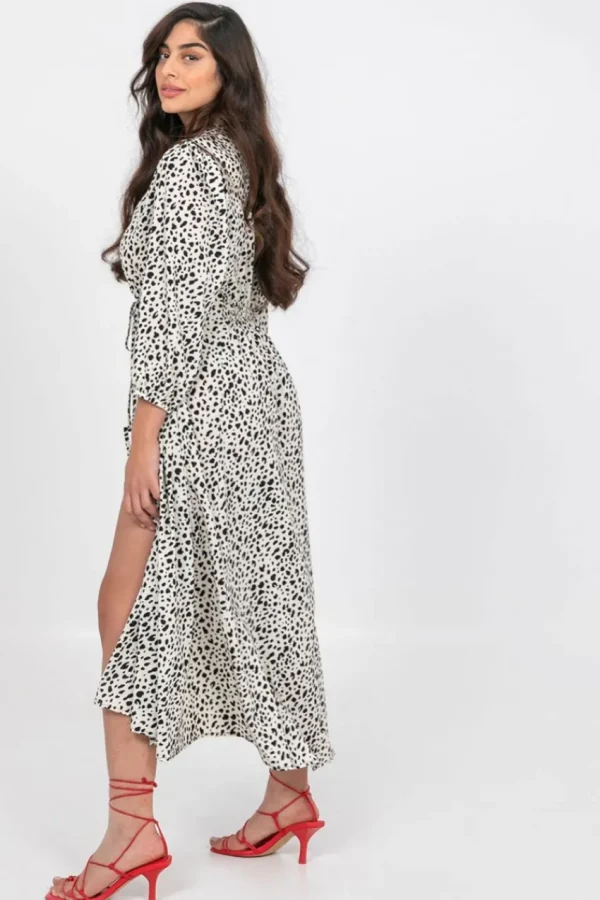 Mat Fashion Abito lungo con stampa Animalier taglie comode Clearance