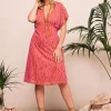 Mealys Abito lurex fantasia taglie comode Sale