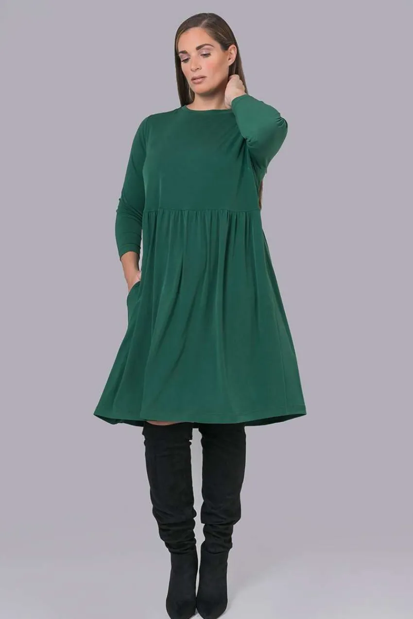abito_svasato_con_maniche_0.webp Mat Fashion Abito svasato con maniche taglie comode New