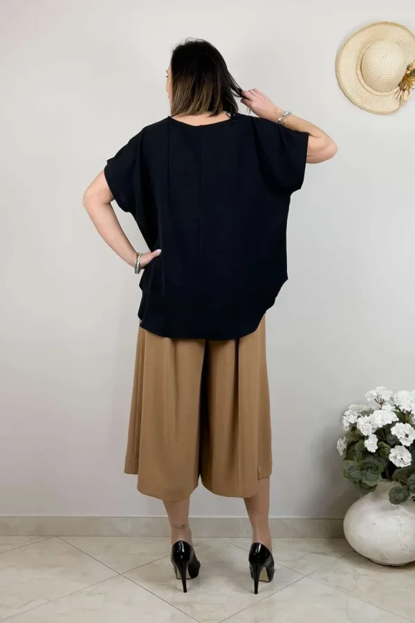 Mat Fashion Blusa classica a scatoletta taglie comode New