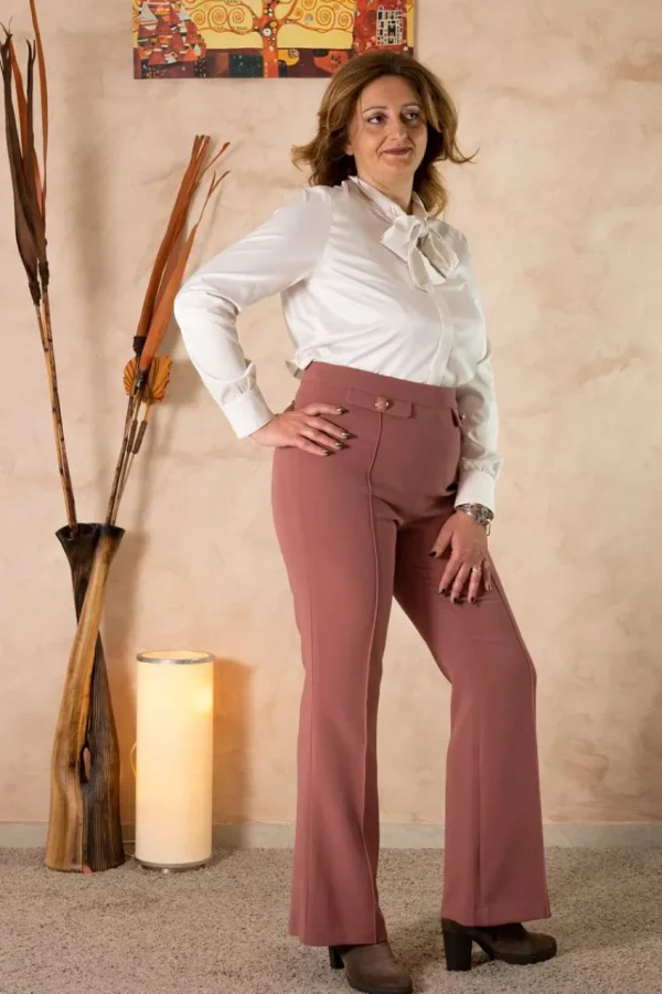 Jiveley Blusa con fiocco taglie comode Online