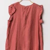 Donna Curvy Blusa con maniche arricciate taglie forti Fashion