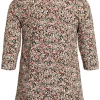 Ciso Blusa con scollo a V e zip taglie forti Hot