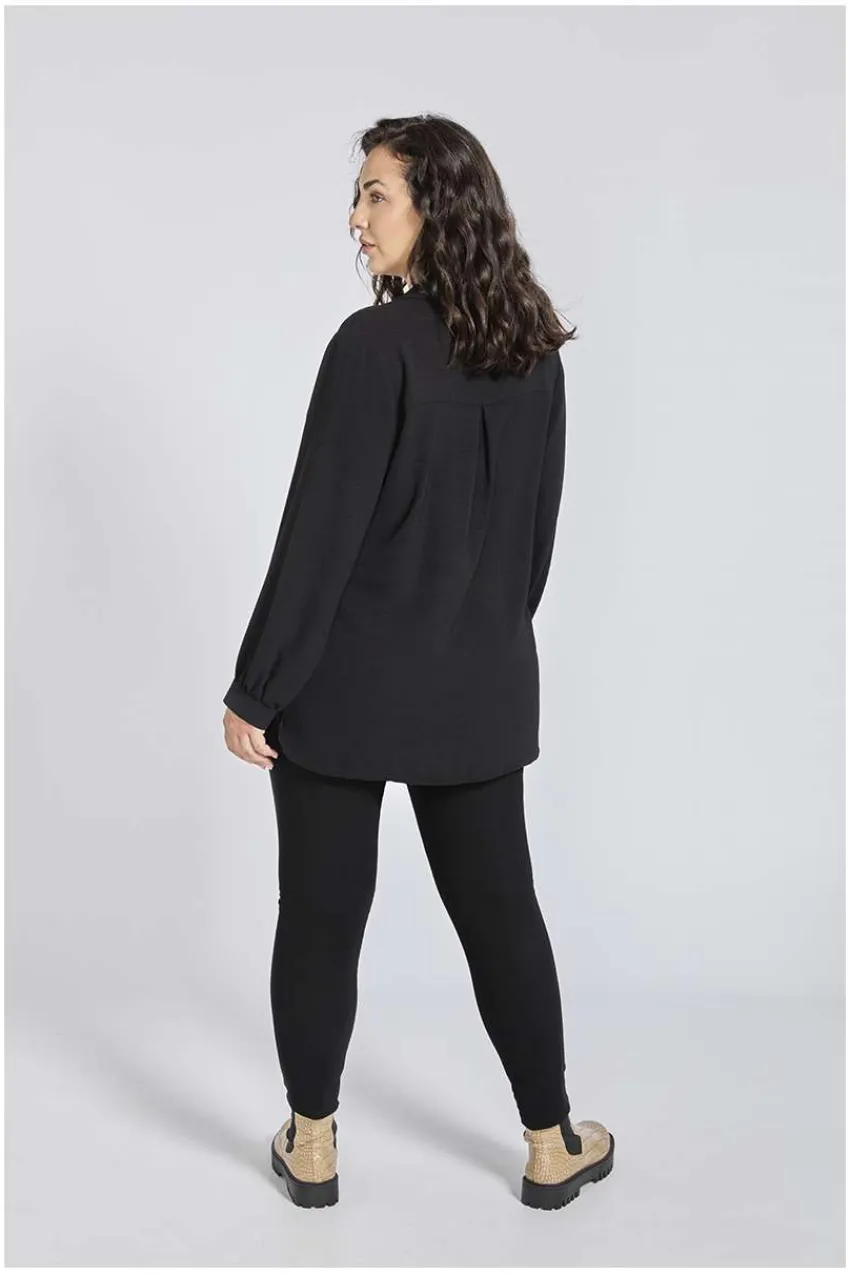 SPG Woman Blusa con scollo a V taglie comode Clearance