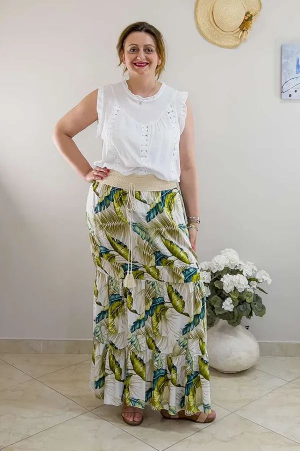Donna Curvy Blusa in pizzo taglie comode Clearance