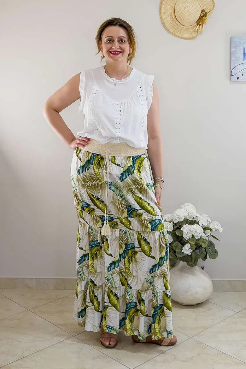 Donna Curvy Blusa in pizzo taglie comode Clearance