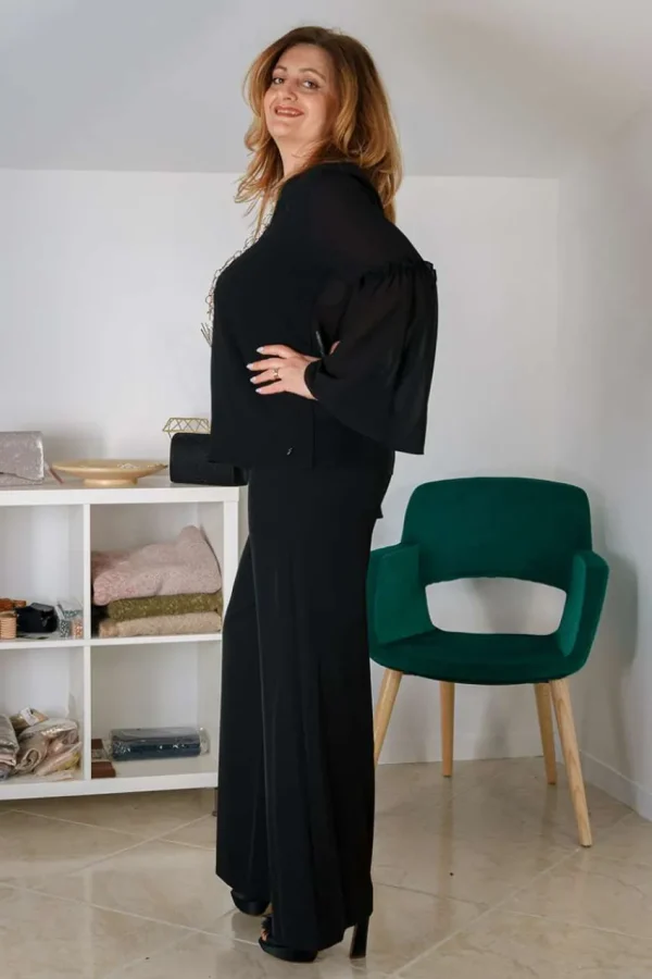 Talissa Mode Blusa scollo a v con manica lunga taglie comode Sale