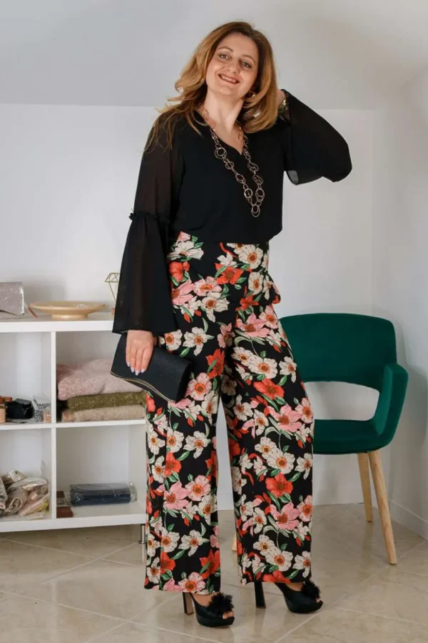 Talissa Mode Blusa scollo a v con manica lunga taglie comode Sale