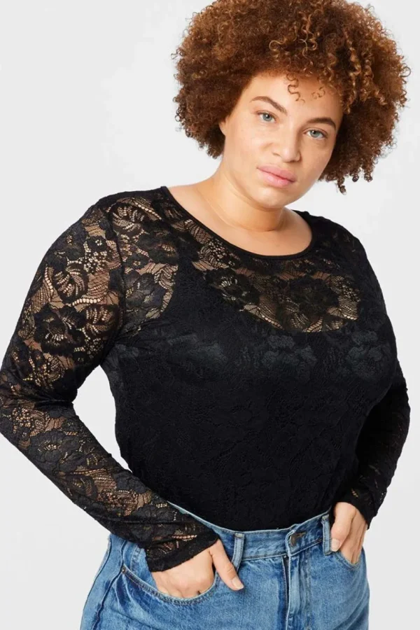 Urban Classics Body in pizzo taglie comode Best