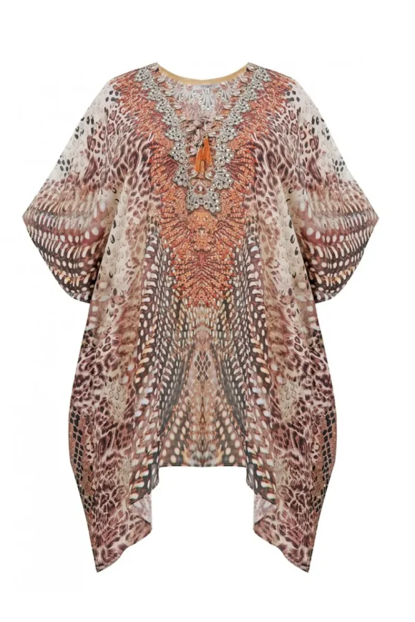 Mat Fashion Caftano fantasia etnica taglie comode Best