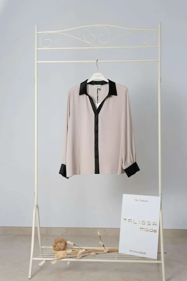 Talissa Mode Camicia doppio colore taglie comode Hot