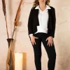 Talissa Mode Cardigan con collo sciallato taglie comode Fashion