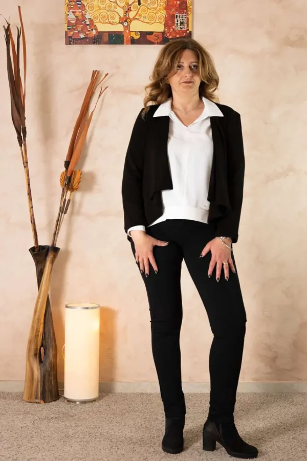 Talissa Mode Cardigan con collo sciallato taglie comode Fashion