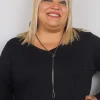 Donna Curvy Collana corda in metallo New