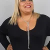 Donna Curvy Collana lunga con nodo New