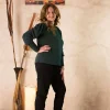 Talissa Mode Felpa con polsini taglie comode Sale