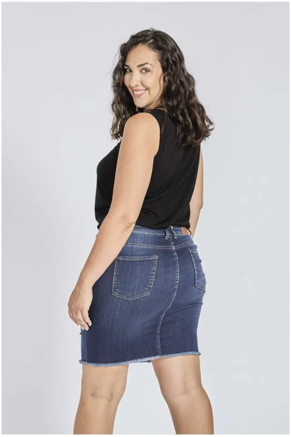 SPG Woman Gonna di jeans taglie forti New