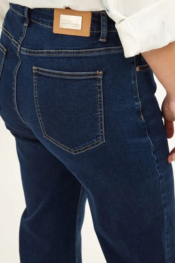 Mat Fashion Jeans cropped a zampa taglie comode Online