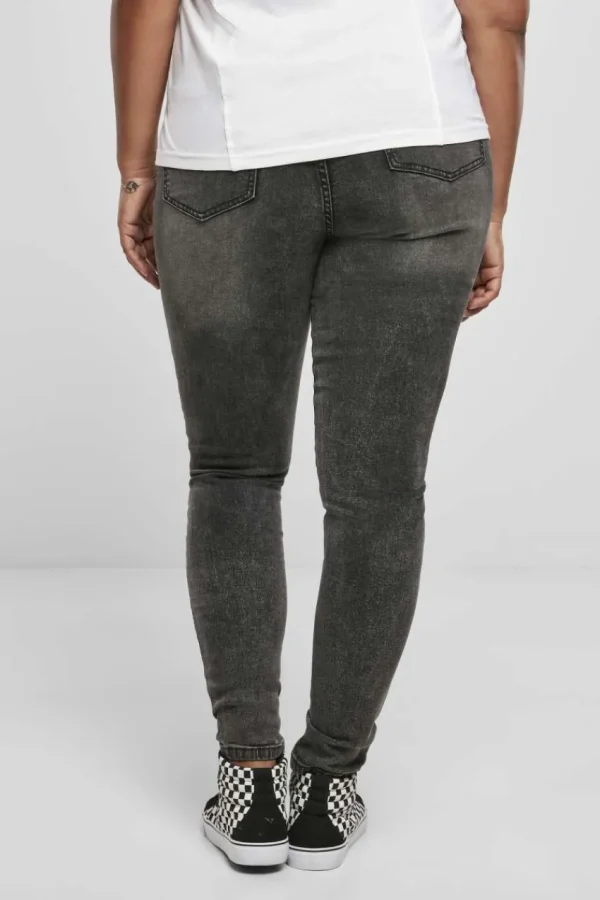 Urban Classics Jeans skinny a vita alta taglie comode Fashion