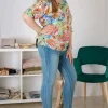 Talissa Mode Jeans slim fit lavaggio chiaro taglie comode Sale