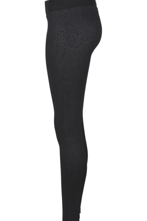 Urban Classics Leggings effetto pitonato nero taglie forti Sale