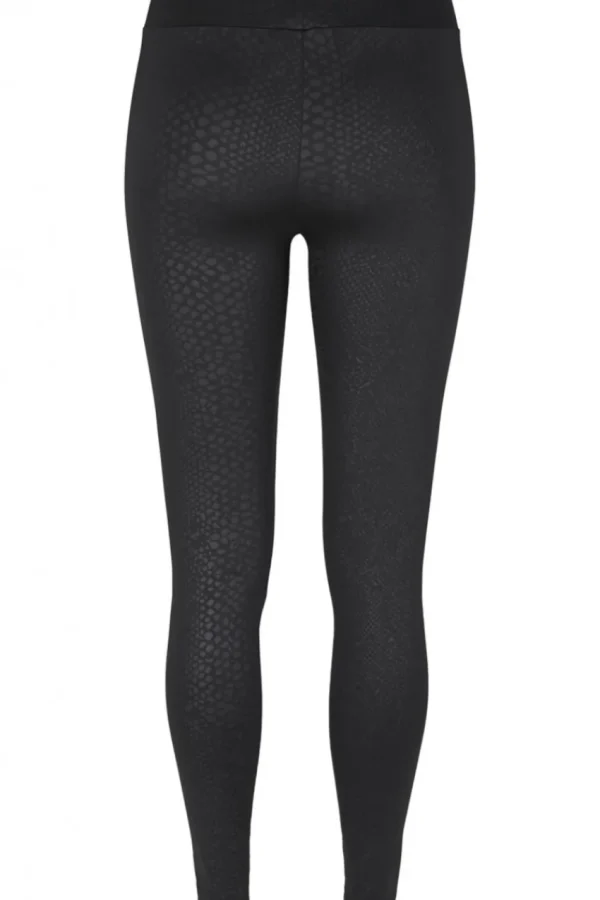 Urban Classics Leggings effetto pitonato nero taglie forti Sale