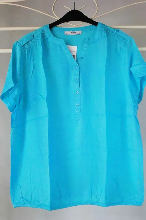 Navigazione Maglia con collo alla coreana taglie forti New