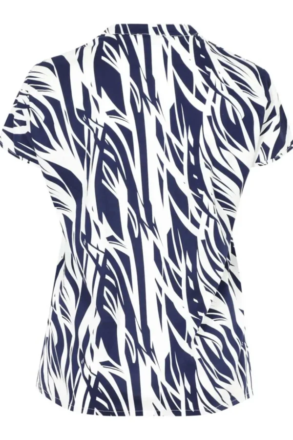 Chalou Maglia con collo alla coreana taglie comode Hot