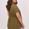 Mat Fashion Maglia con elastico dietro taglie comode Online