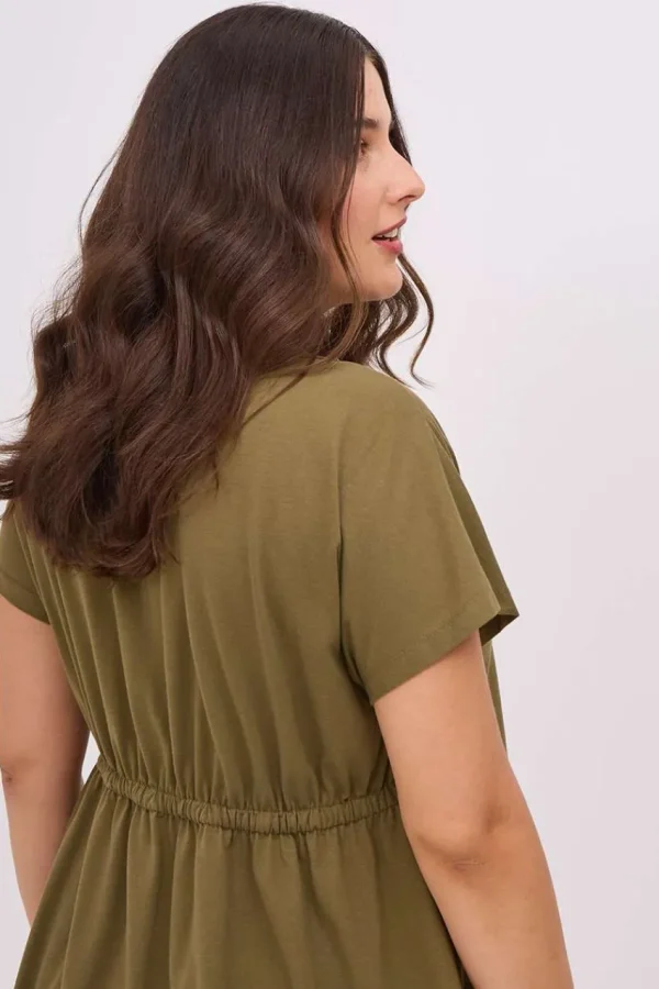 Mat Fashion Maglia con elastico dietro taglie comode Online