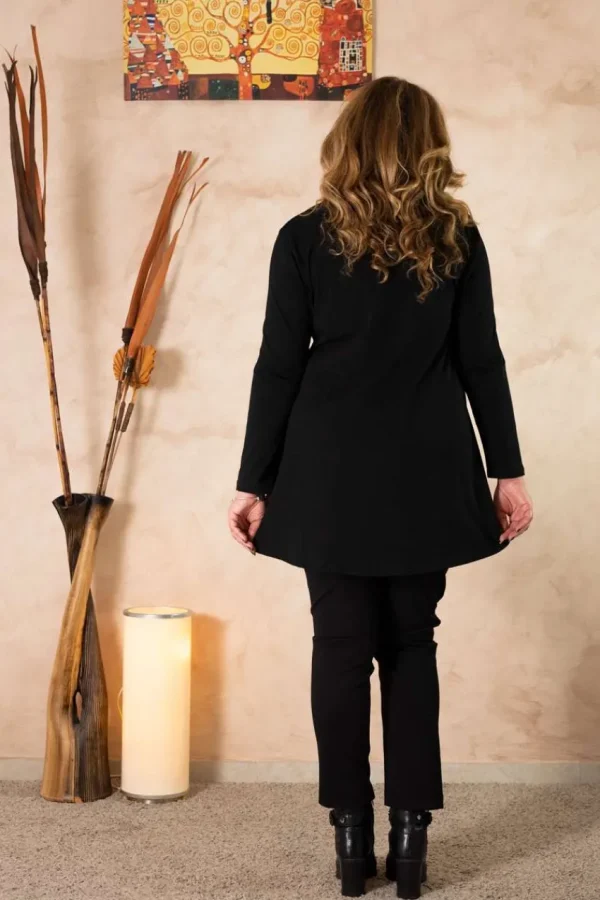 Jiveley Maglia con inserti fantasia taglie comode Outlet
