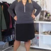 Mat Fashion Maglia fluida ad incrocio taglie comode Clearance