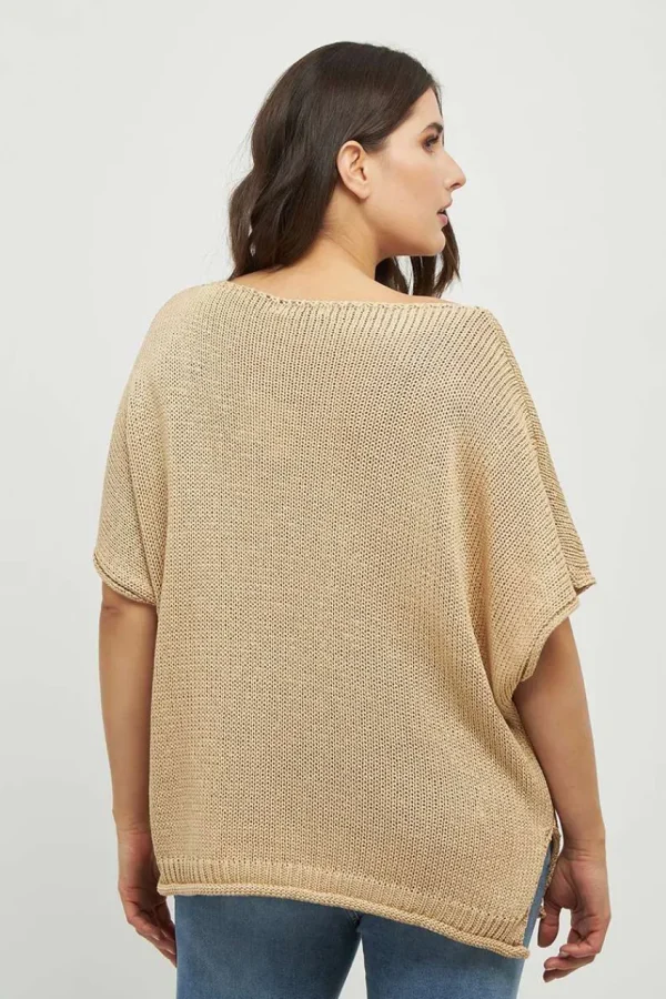 Mat Fashion Maglia in filo taglie comode Hot