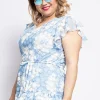 Donna Curvy Maglia in pizzo taglie forti Clearance