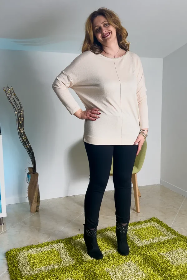 Mealys Maglia oversize taglie comode Outlet