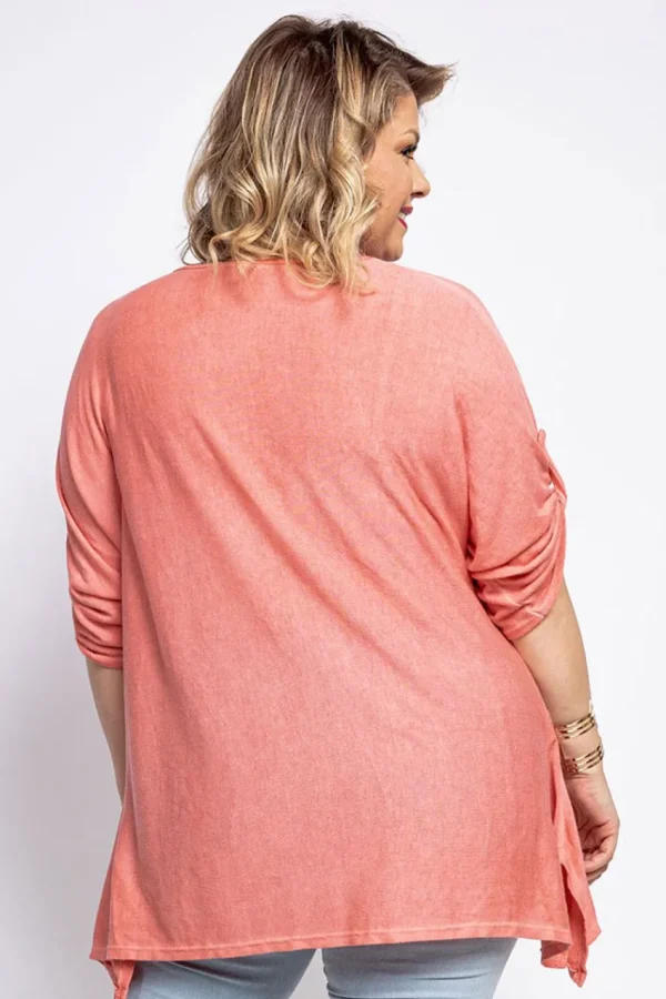Donna Curvy Maglietta con stampa taglie forti Best