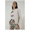 Jiveley Pantalone cropped fantasia floreale taglie comode Best
