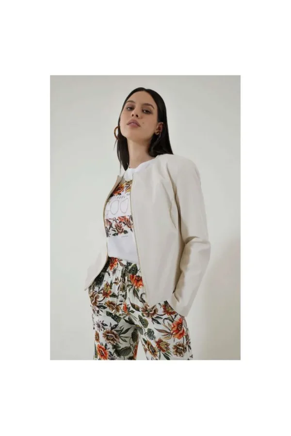 Jiveley Pantalone cropped fantasia floreale taglie comode Best