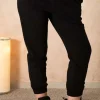 Talissa Mode Pantalone cargo in velluto taglie comode Clearance