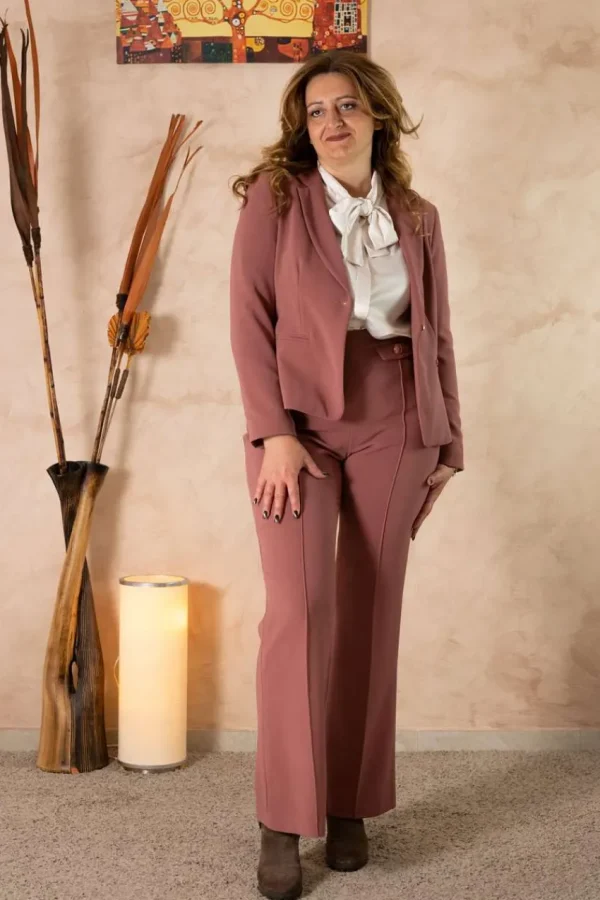 Jiveley Pantalone con pattine e bottoni taglie comode Discount