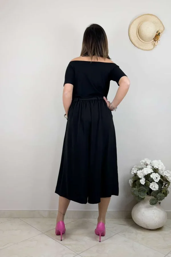 Mat Fashion Pantalone culotte al polpaccio taglie comode Best