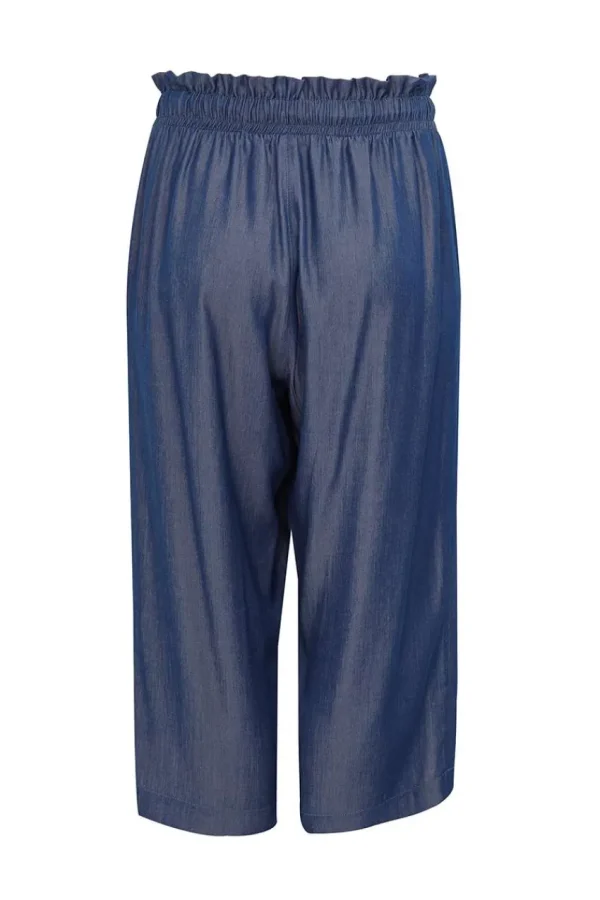 Mat Fashion Pantalone effetto denim lucido taglie comode Fashion