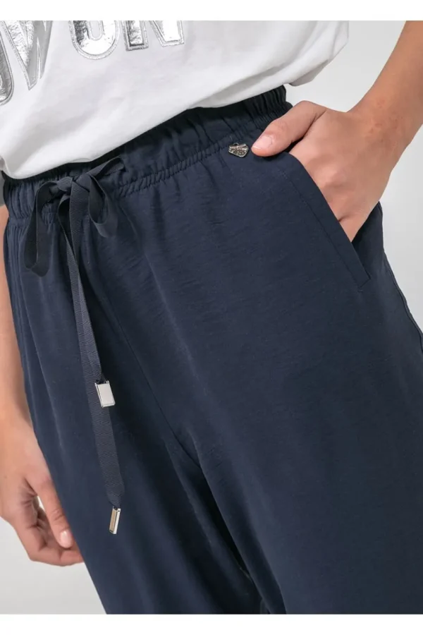 Mat Fashion Pantalone in crep taglie comode Fashion